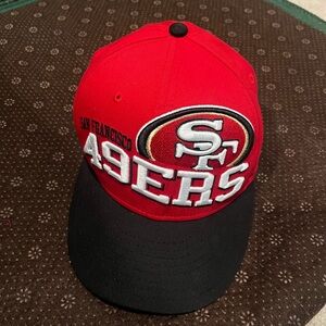 San Francisco 49ers Red and Black Cap